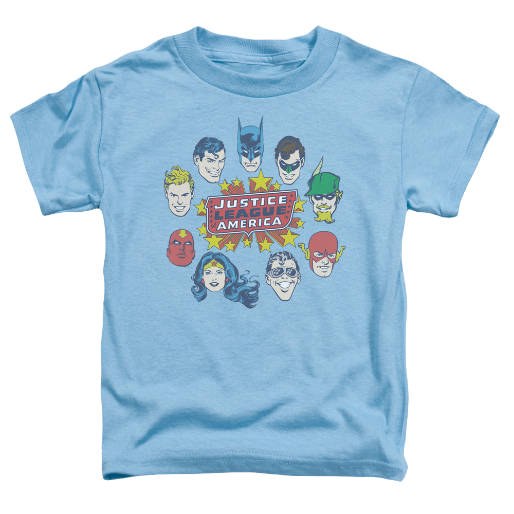 Justice League Justice Head Circle - Toddler T-Shirt Toddler T-Shirt Justice League   