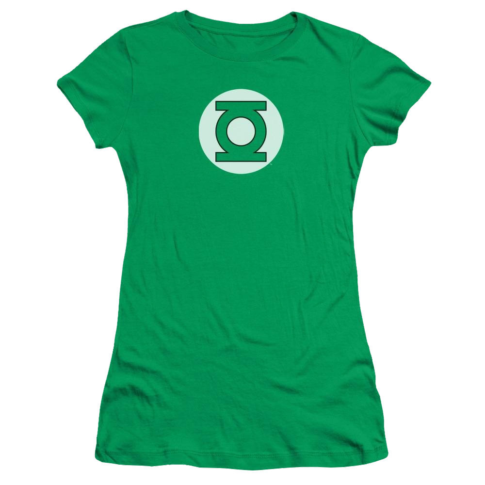 DC Comics Green Lantern Logo - Juniors T-Shirt Juniors T-Shirt Green Lantern   