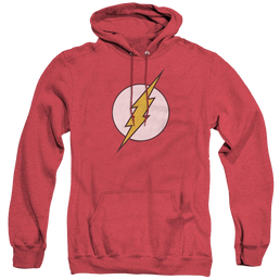 Flash, The Flash Logo - Heather Pullover Hoodie Heather Pullover Hoodie The Flash   