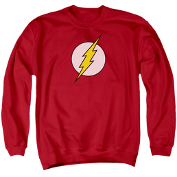 Flash, The Flash Logo - Men's Crewneck Sweatshirt Men's Crewneck Sweatshirt The Flash   