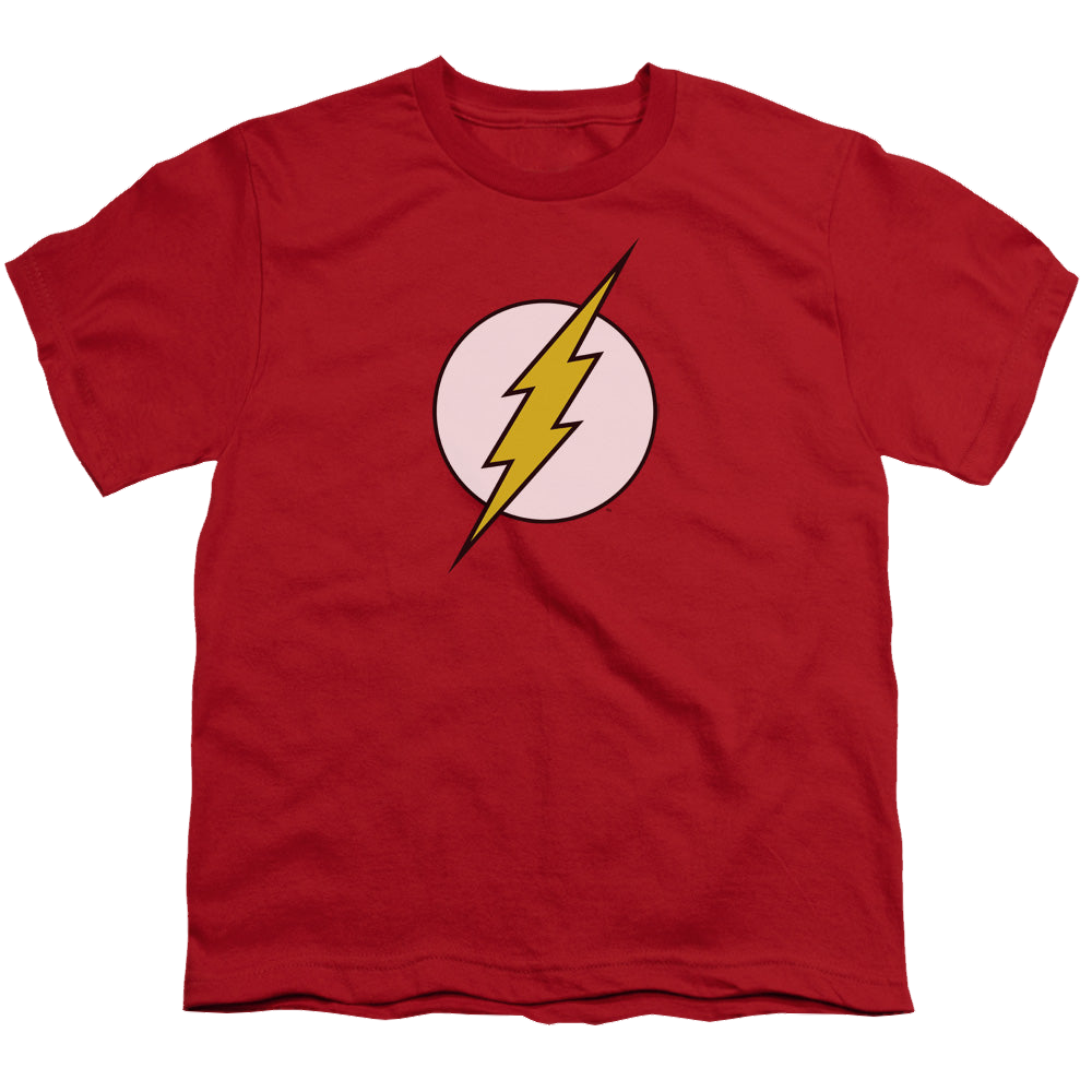 Flash, The Flash Logo - Youth T-Shirt Youth T-Shirt (Ages 8-12) The Flash   