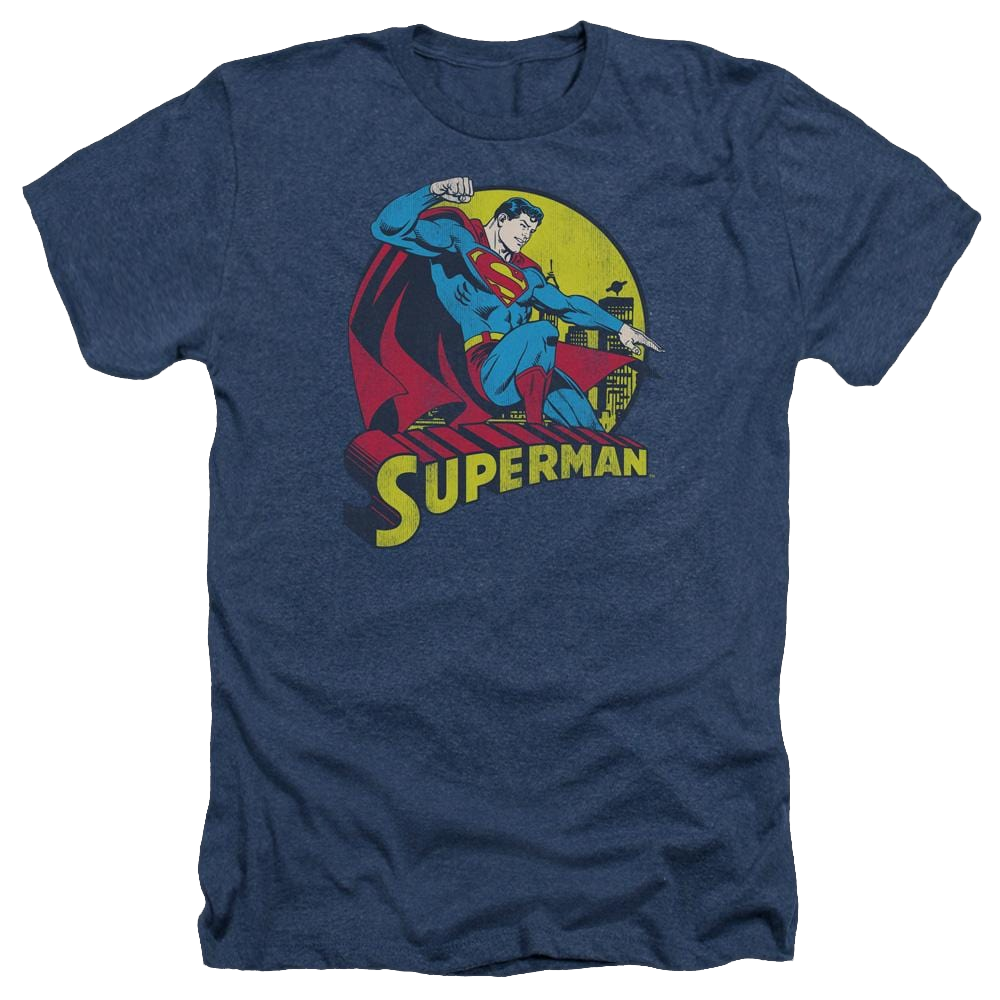 DC Comics Big Blue - Men's Heather T-Shirt Men's Heather T-Shirt Superman   