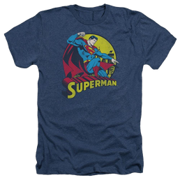 DC Comics Big Blue - Men's Heather T-Shirt Men's Heather T-Shirt Superman   