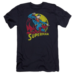 DC Comics Big Blue - Men's Premium Slim Fit T-Shirt Men's Premium Slim Fit T-Shirt Superman   
