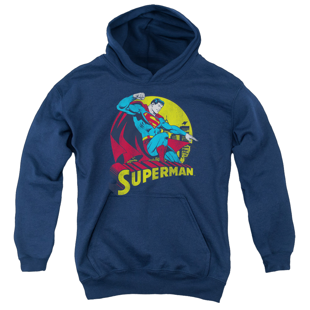 Superman Big Blue - Youth Hoodie Youth Hoodie (Ages 8-12) Superman   