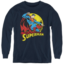 Superman Big Blue - Youth Long Sleeve T-Shirt Youth Long Sleeve T-Shirt Superman   