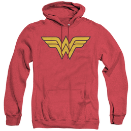 Wonder Woman Wonder Woman Logo - Heather Pullover Hoodie Heather Pullover Hoodie Wonder Woman   