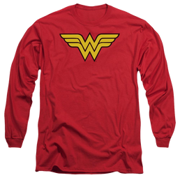 DC Comics Wonder Woman Logo - Men's Long Sleeve T-Shirt Men's Long Sleeve T-Shirt Wonder Woman   