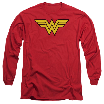 DC Comics Wonder Woman Logo - Men's Long Sleeve T-Shirt Men's Long Sleeve T-Shirt Wonder Woman   