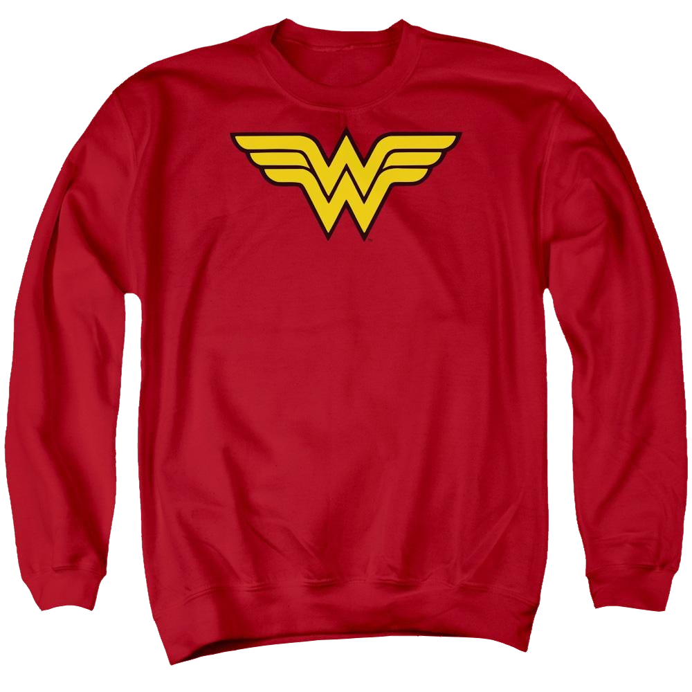 DC Comics Wonder Woman Logo - Men's Crewneck Sweatshirt Men's Crewneck Sweatshirt Wonder Woman   
