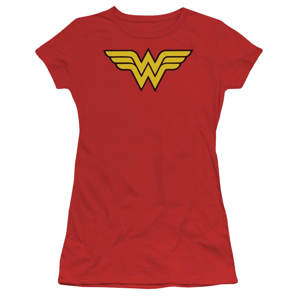DC Comics Wonder Woman Logo - Juniors T-Shirt Juniors T-Shirt Wonder Woman   