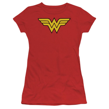 DC Comics Wonder Woman Logo - Juniors T-Shirt Juniors T-Shirt Wonder Woman   