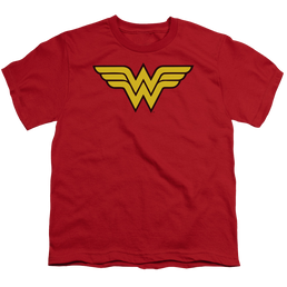 Wonder Woman Wonder Woman Logo - Youth T-Shirt Youth T-Shirt (Ages 8-12) Wonder Woman   