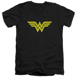 DC Comics Wonder Woman Logo - Men's V-Neck T-Shirt Men's V-Neck T-Shirt Wonder Woman   