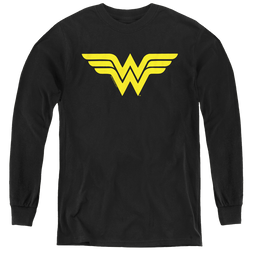Wonder Woman Wonder Woman Logo - Youth Long Sleeve T-Shirt Youth Long Sleeve T-Shirt Wonder Woman   