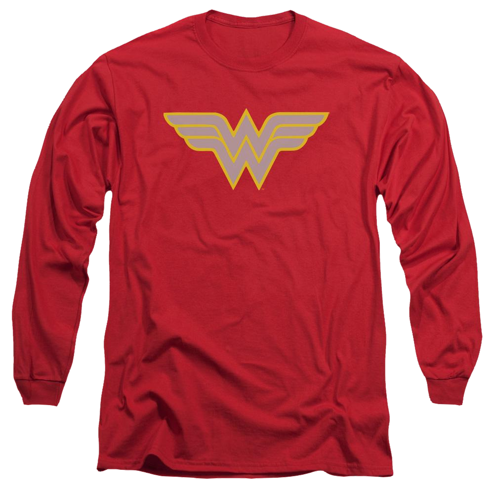 DC Comics Ww Logo - Men's Long Sleeve T-Shirt Men's Long Sleeve T-Shirt Wonder Woman   