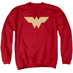 DC Comics Ww Logo - Men's Crewneck Sweatshirt Men's Crewneck Sweatshirt Wonder Woman   