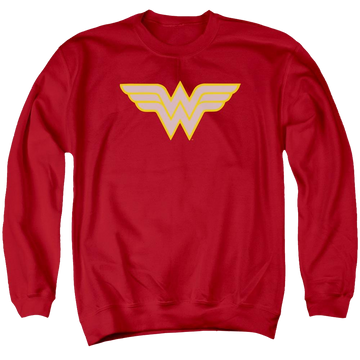 DC Comics Ww Logo - Men's Crewneck Sweatshirt Men's Crewneck Sweatshirt Wonder Woman   