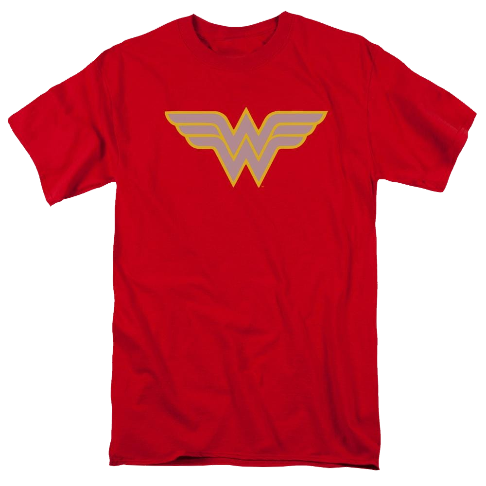 DC Comics Ww Logo - Men's Regular Fit T-Shirt Men's Regular Fit T-Shirt Wonder Woman   