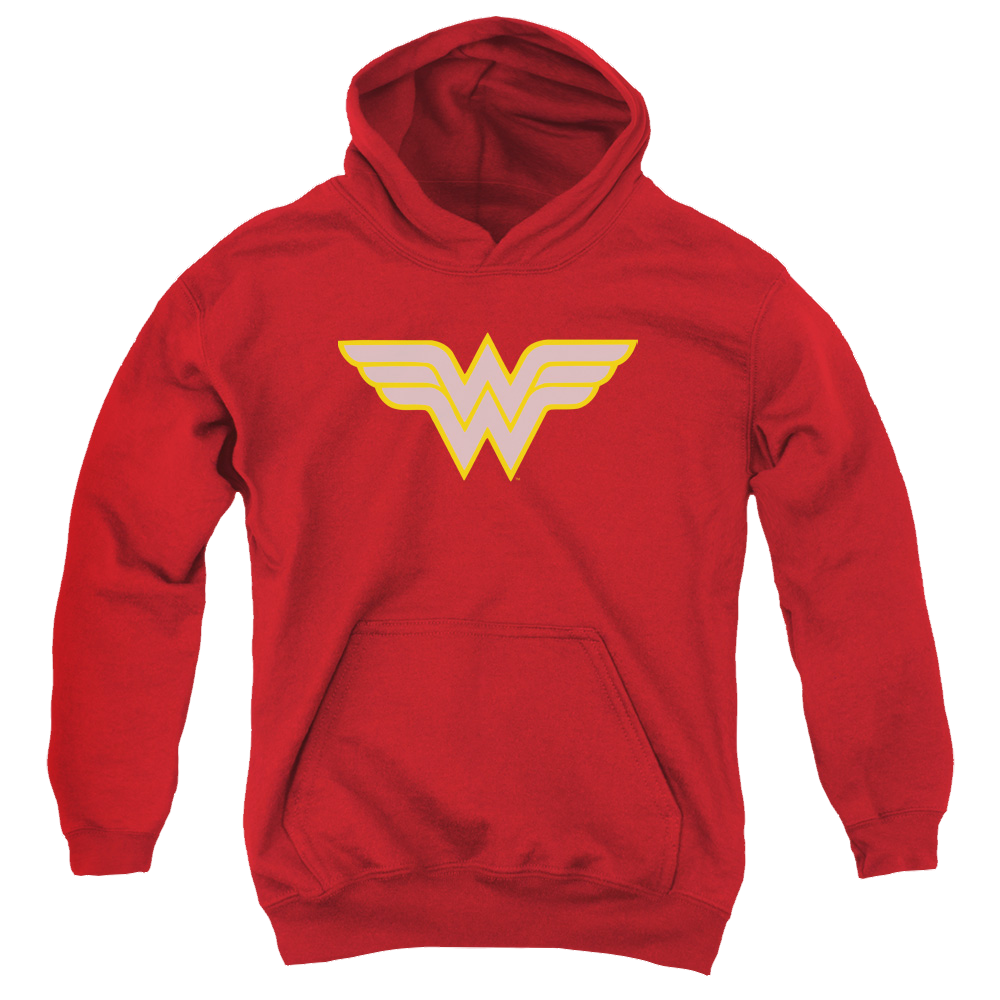 Wonder Woman Ww Logo - Youth Hoodie Youth Hoodie (Ages 8-12) Wonder Woman   