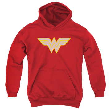 Wonder Woman Ww Logo - Youth Hoodie Youth Hoodie (Ages 8-12) Wonder Woman   