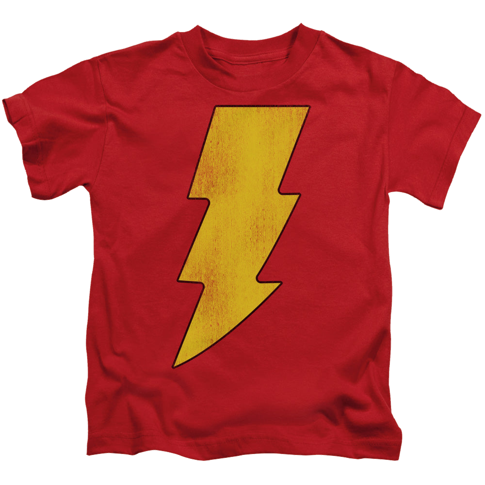 Shazam Shazam Logo Distressed - Kid's T-Shirt Kid's T-Shirt (Ages 4-7) Shazam   