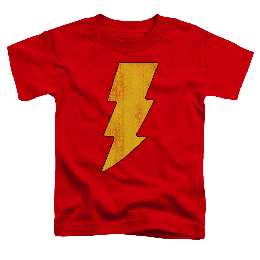 Shazam Shazam Logo Distressed - Toddler T-Shirt Toddler T-Shirt Shazam   