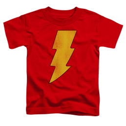 Shazam Shazam Logo Distressed - Toddler T-Shirt Toddler T-Shirt Shazam   