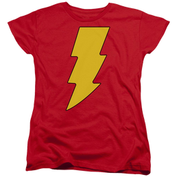 DC Comics Shazam Logo - Women's T-Shirt Women's T-Shirt Shazam   