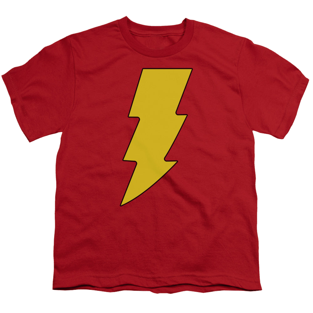Shazam Shazam Logo - Youth T-Shirt Youth T-Shirt (Ages 8-12) Shazam   