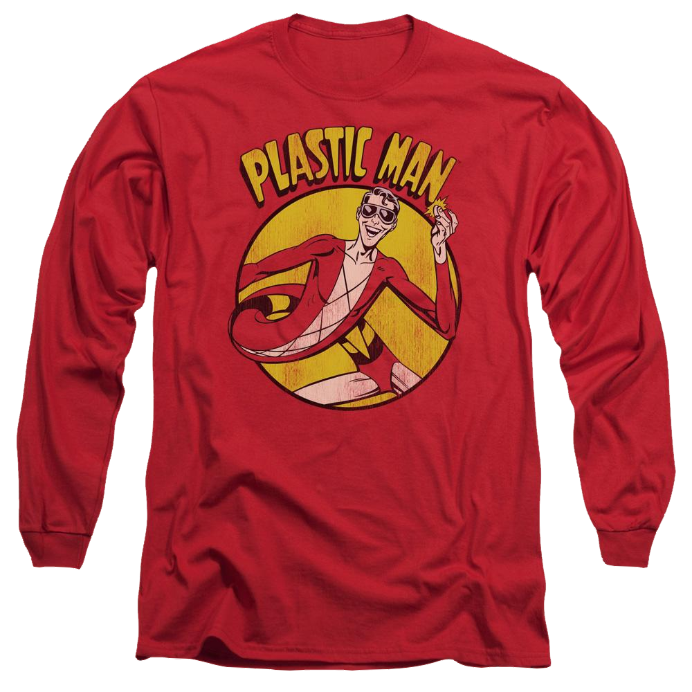 DC Comics Plastic Man - Men's Long Sleeve T-Shirt Men's Long Sleeve T-Shirt Plastic Man   