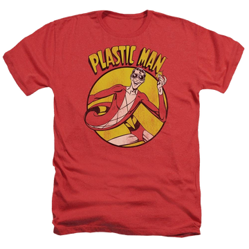 DC Comics Plastic Man - Men's Heather T-Shirt Men's Heather T-Shirt Plastic Man   
