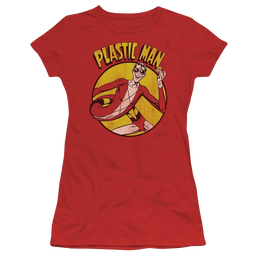 DC Comics Plastic Man - Juniors T-Shirt Juniors T-Shirt Plastic Man   