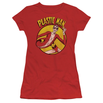 DC Comics Plastic Man - Juniors T-Shirt Juniors T-Shirt Plastic Man   