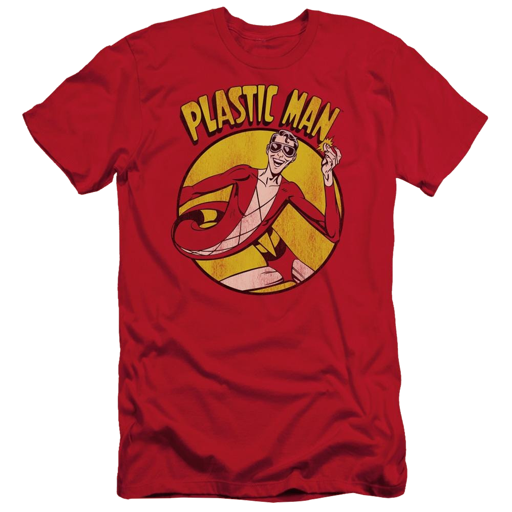 DC Comics Plastic Man - Men's Slim Fit T-Shirt Men's Slim Fit T-Shirt Plastic Man   