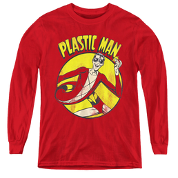 Plastic Man Plastic Man - Youth Long Sleeve T-Shirt Youth Long Sleeve T-Shirt Plastic Man   