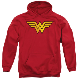 DC Comics Wonder Woman Logo Dist - Pullover Hoodie Pullover Hoodie Wonder Woman   