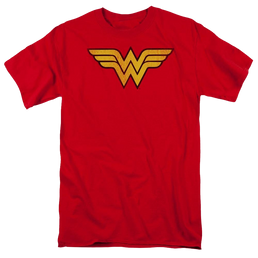 DC Comics Wonder Woman Logo Dist - Men's Regular Fit T-Shirt Men's Regular Fit T-Shirt Wonder Woman   