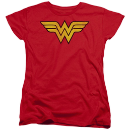 DC Comics Wonder Woman Logo Dist - Women's T-Shirt Women's T-Shirt Wonder Woman   