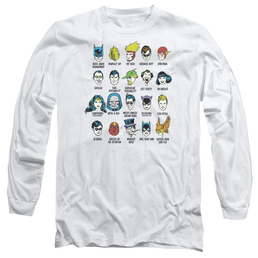 DC Comics Superhero Issues - Men's Long Sleeve T-Shirt Men's Long Sleeve T-Shirt Justice League   