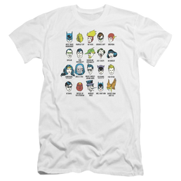 DC Comics Superhero Issues - Men's Premium Slim Fit T-Shirt Men's Premium Slim Fit T-Shirt Justice League   