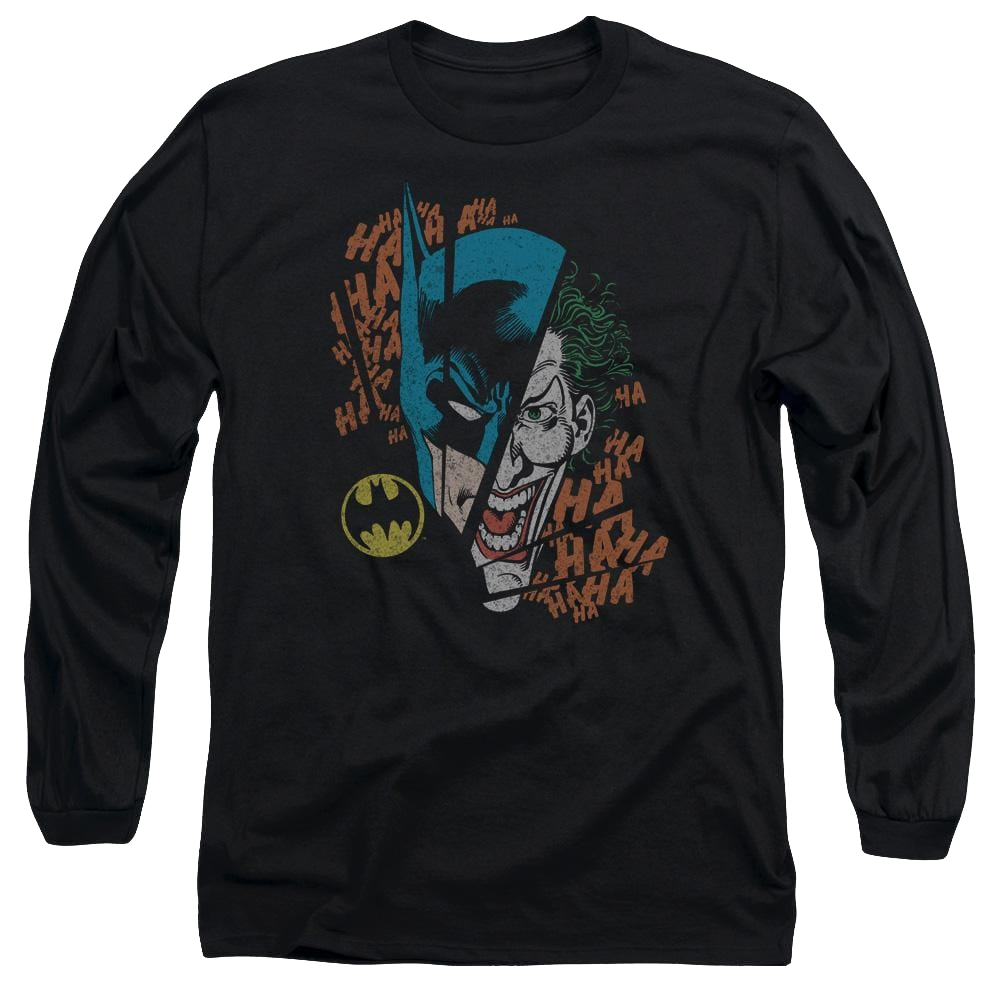 DC Comics Broken Visage - Men's Long Sleeve T-Shirt Men's Long Sleeve T-Shirt Batman   