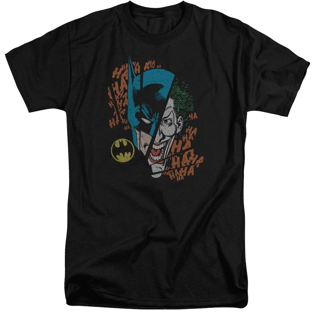 DC Comics Broken Visage - Men's Tall Fit T-Shirt Men's Tall Fit T-Shirt Batman   