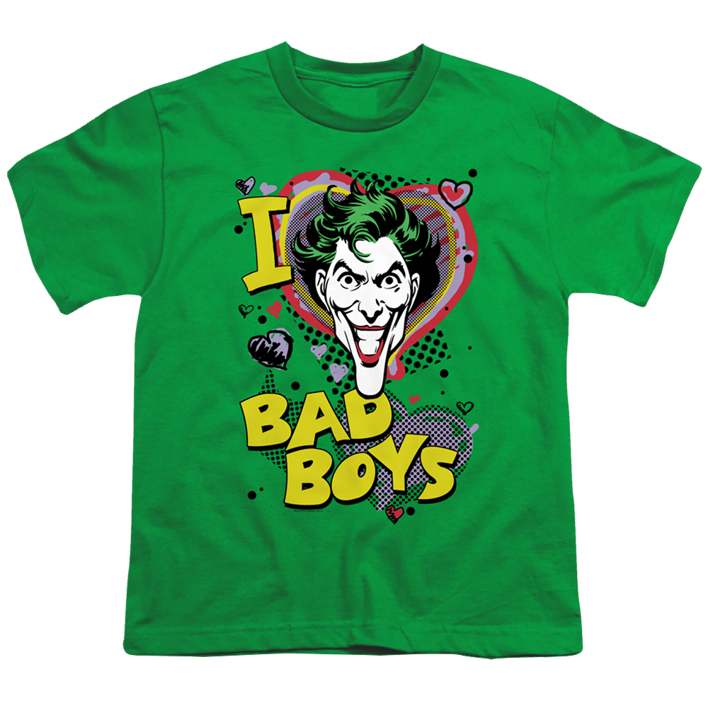 Joker, The I Heart Bad Boys 2 - Youth T-Shirt Youth T-Shirt (Ages 8-12) Joker   