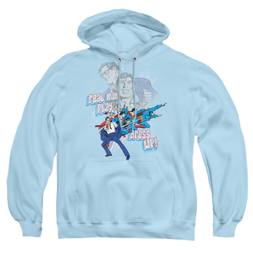 Superman Real Men - Pullover Hoodie Pullover Hoodie Superman   