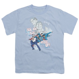Superman Real Men - Youth T-Shirt Youth T-Shirt (Ages 8-12) Superman   