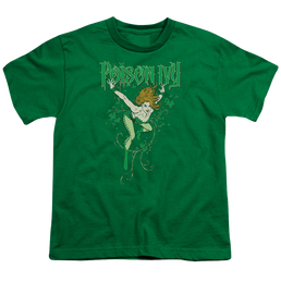 More DC Characters Poison Ivy - Youth T-Shirt Youth T-Shirt (Ages 8-12) DC Comics   