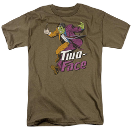 More Dc Characters Two Face - Men's Regular Fit T-Shirt Men's Regular Fit T-Shirt DC Comics   