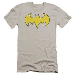 Batgirl Bat Girl Logo - Men's Premium Slim Fit T-Shirt Men's Premium Slim Fit T-Shirt Batman   