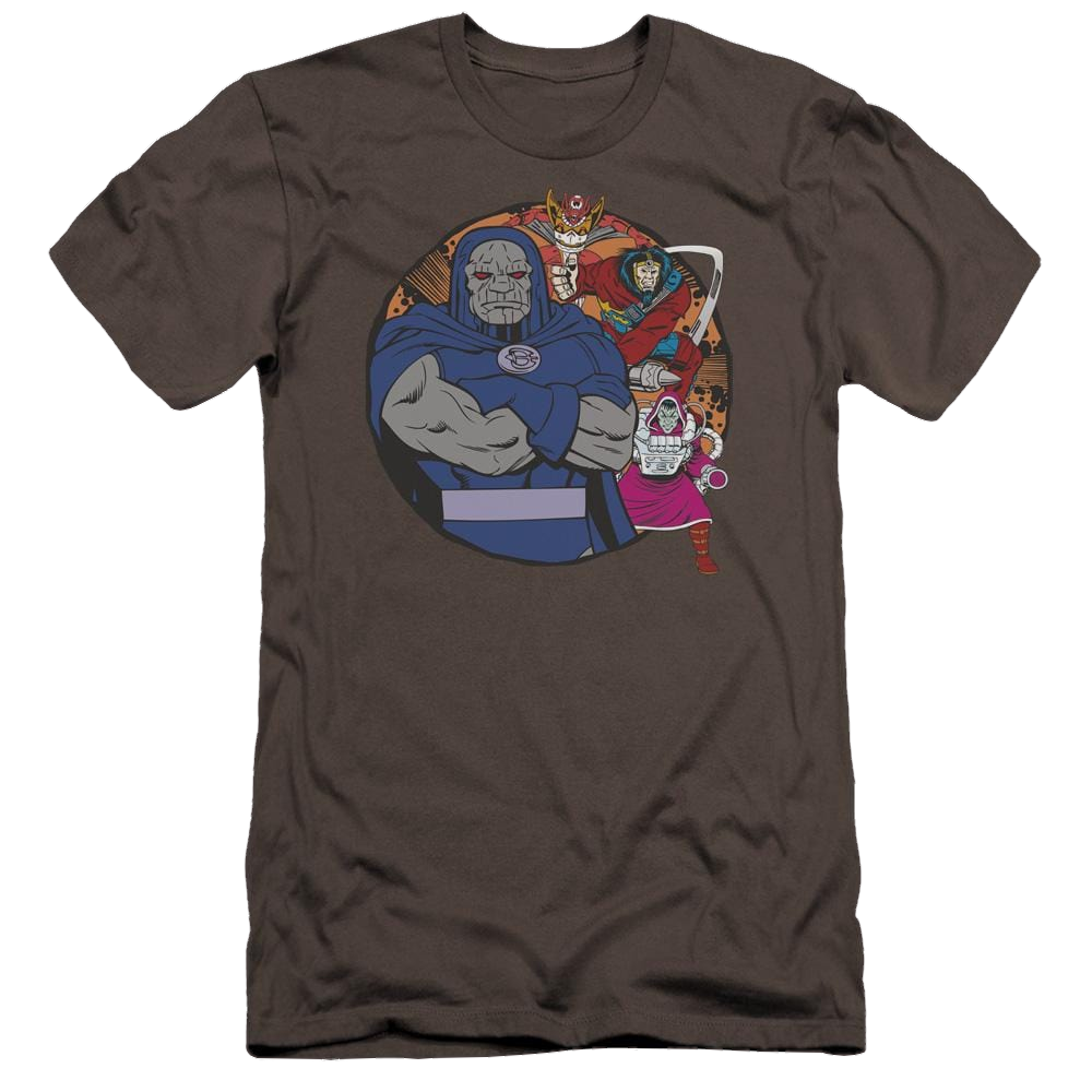 DC Comics Apokolips Represent - Men's Premium Slim Fit T-Shirt Men's Premium Slim Fit T-Shirt DC Comics   